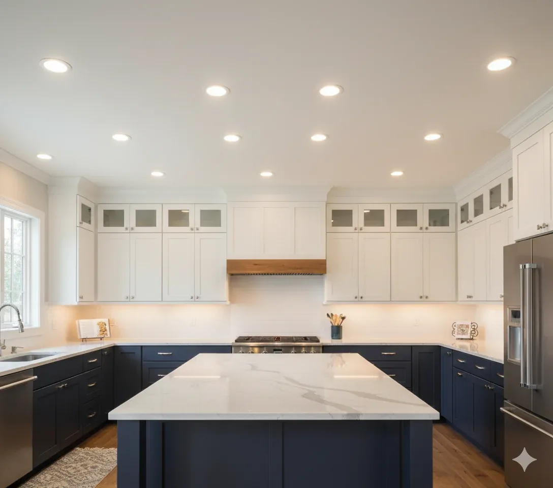 COB spot lights and recessed indoor lights