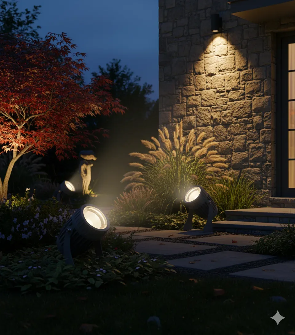 Outdoor lighting solutions for homes and commercial spaces