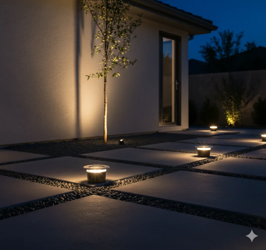 Street lights and flood lights for outdoor areas