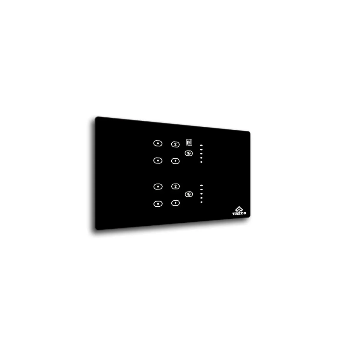 Treco eight touch switch board with two fan controls